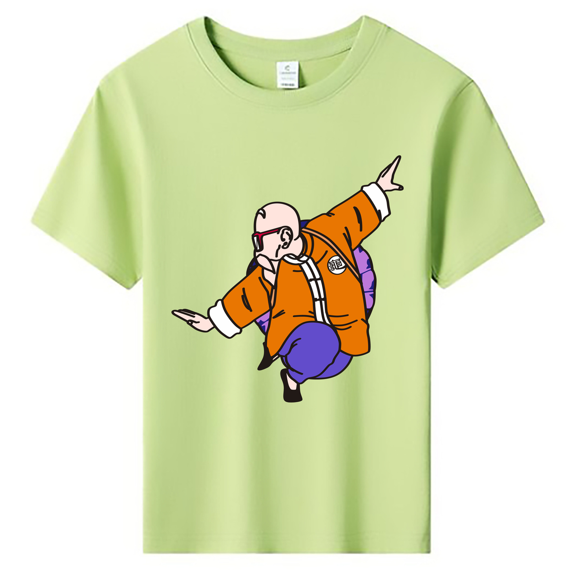 （画像用） ドラゴンボール 亀仙人（かめせんにん） DRAGON BALL Master Roshi Kame Sennin 綿100％キッズTシャツ（フロントプリント）